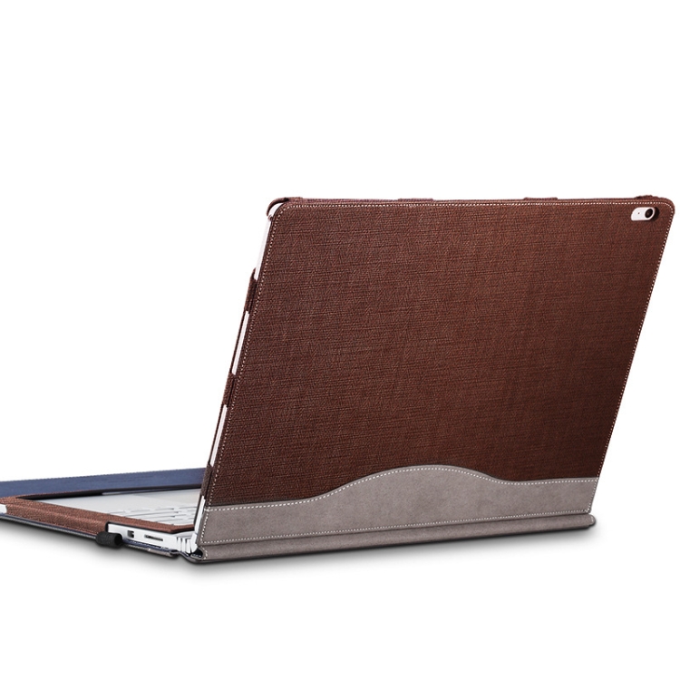 

PU Leather Laptop Protective Sleeve For Microsoft Surface Book 1 13.5 inches(Brown)