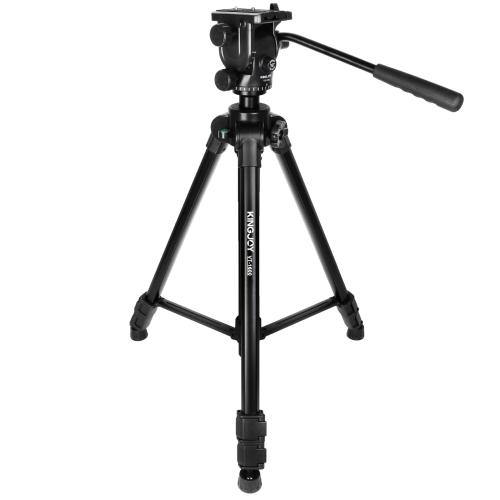 

KINGJOY VT-1600 Aluminum Alloy Tripod Mount with Rocker Arm 360 Panoramic Head(Black)