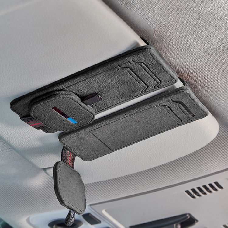 

2 PCS/Set Multifunctional Glasses Clip For Car Sun Visor(Black + Black)