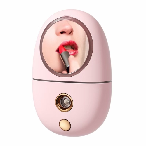 

Q801A Makeup Mirror Spray Moisturizing Device(Pink)