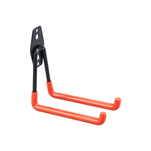 

2 PCS 630 Medium Square Garage Hook Warehouse Storage Dip Metal Hook(Bright Orange)