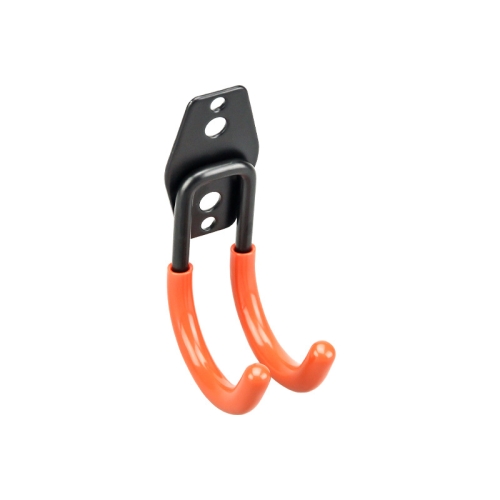 

2 PCS 630 Small Round Garage Hook Warehouse Storage Dip Metal Hook(Bright Orange)