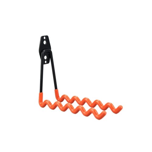 

2 PCS 630 Big Wave Garage Hook Warehouse Storage Dip Metal Hook(Bright Orange)