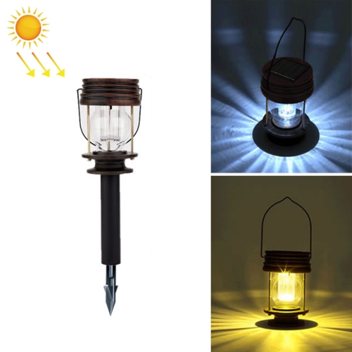 

HSR002 Outdoor Retro Solar Lantern Camping Light, Spec: Insert Type-White Light