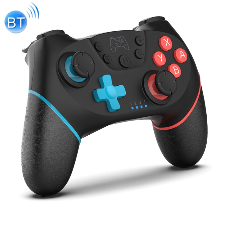 

Wireless Bluetooth Gamepad With Macro Programming For Switch Pro, Product color: Left Blue Right Red