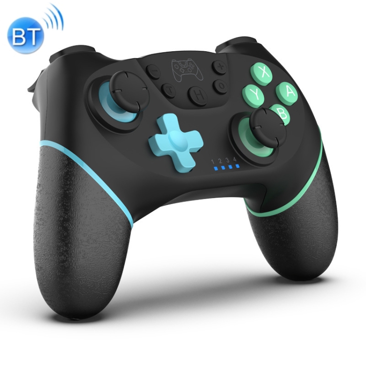 

Wireless Bluetooth Gamepad With Macro Programming For Switch Pro, Product color: Left Blue Right Green