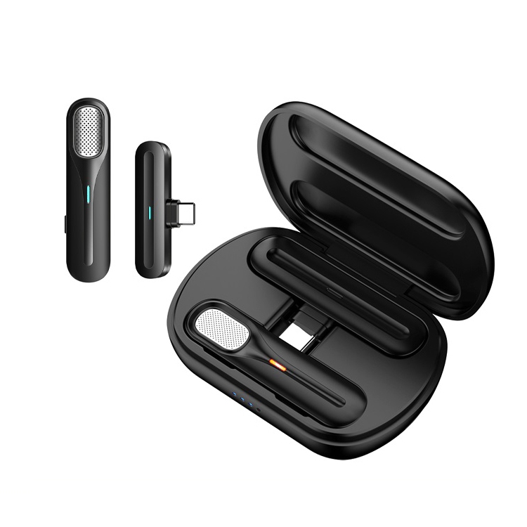

FerTo DX01 Wireless Collar Microphone 2.4G Live Broadcast Equipment, Style: TYPE-C + Charging Bin
