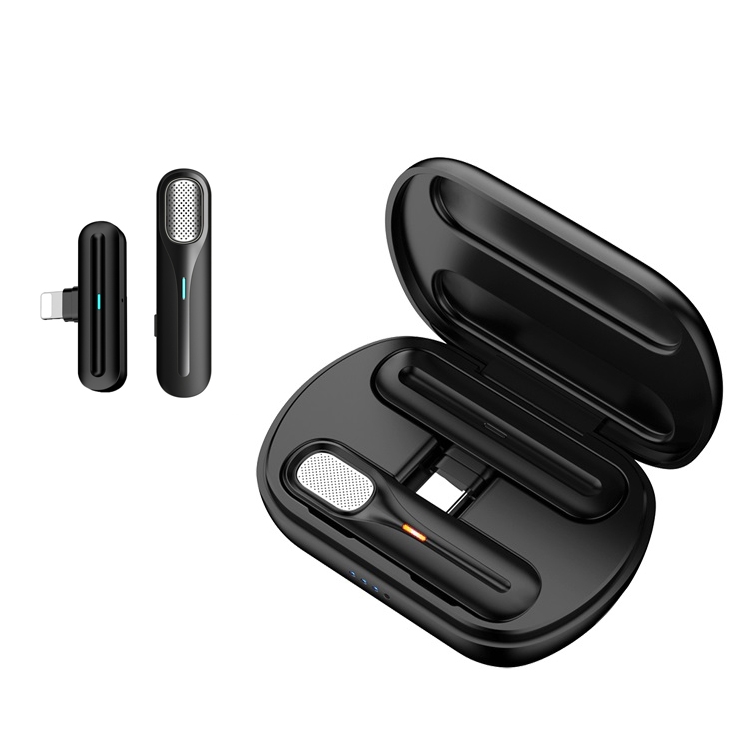 

FerTo DX01 Wireless Collar Microphone 2.4G Live Broadcast Equipment, Style: 8 Pin + Charging Bin