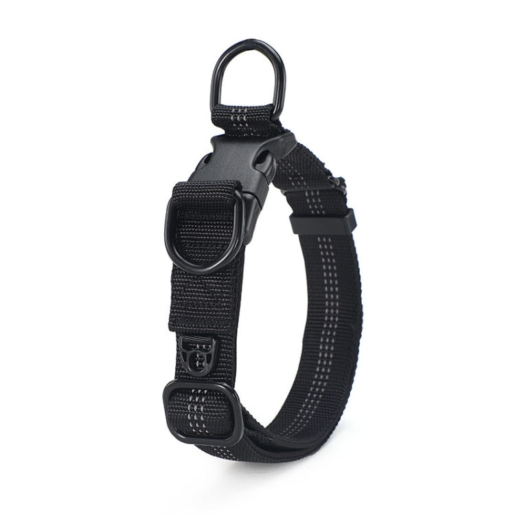 

CW1100 Telescopic Dog Collar, Specification: XL 35-55cm(Black )