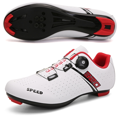 

L88 Bicycle Road Riding Power-Assisted Hard-Soled Shoes, Size: 36(Highway-White)