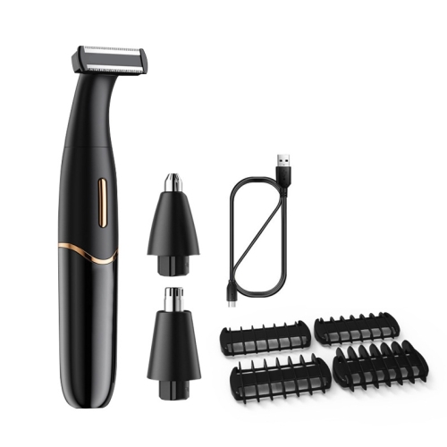 

568 USB Electric Shaver Eyebrow Trimmer(Black)