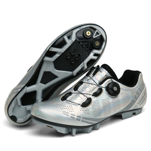 

T27 Cycling Breathable Power-Assisted Mountain Bicycle Shoes, Size: 37(Mountain-Silver)