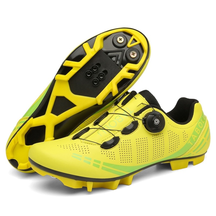 

T27 Cycling Breathable Power-Assisted Mountain Bicycle Shoes, Size: 38(Mountain-Yellow)