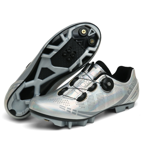 

T27 Cycling Breathable Power-Assisted Mountain Bicycle Shoes, Size: 39(Mountain-Silver)