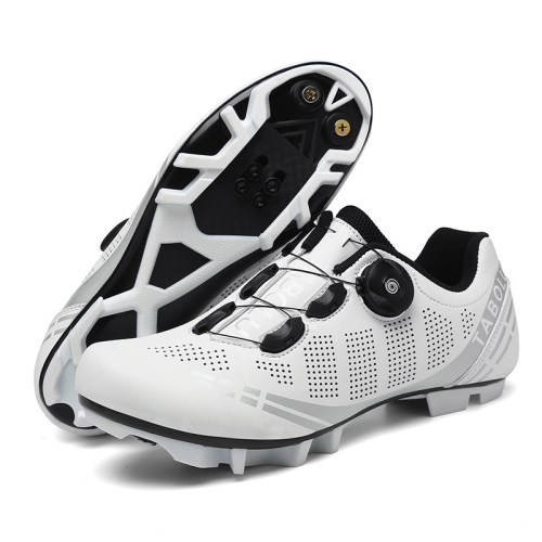 

T27 Cycling Breathable Power-Assisted Mountain Bicycle Shoes, Size: 45(Mountain-White)