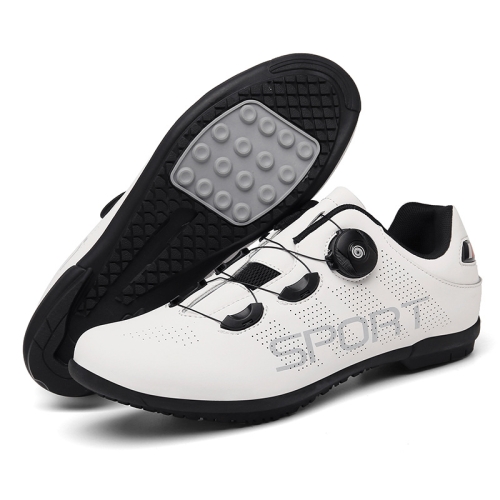 

L90 Outdoor Bicycle Riding Assistance Shoes, Size: 46(Rubber-White)