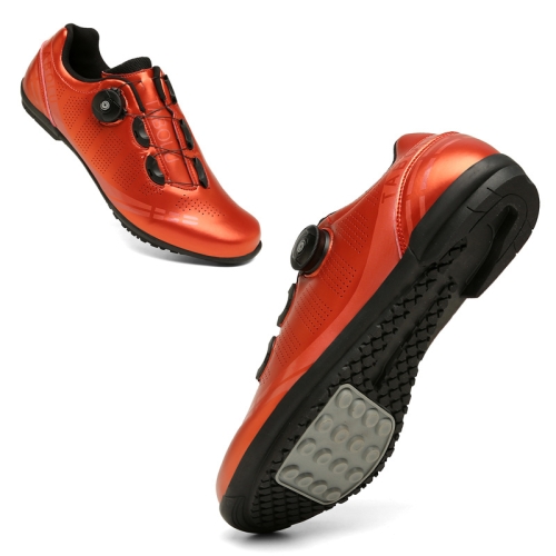

A35 Riding-Assisted Dazzle Color Bicycle Shoes, Size: 43(Rubber-Red)