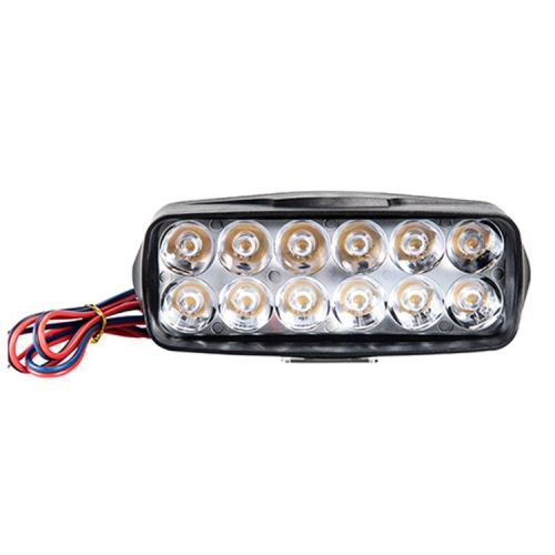 

2 PCS MK-265 Motorcycle Character Shooting Light Auxiliary Day Running Light, Style: 12 LEDs