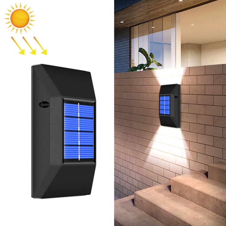 

Outdoor Decorative Waterproof Solar Wall Light, Spec: 6 LEDs White Light