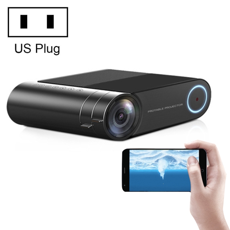 

YG550 Home LED Small HD 1080P Projector, Specification: US Plug(Phone with Screen Version)