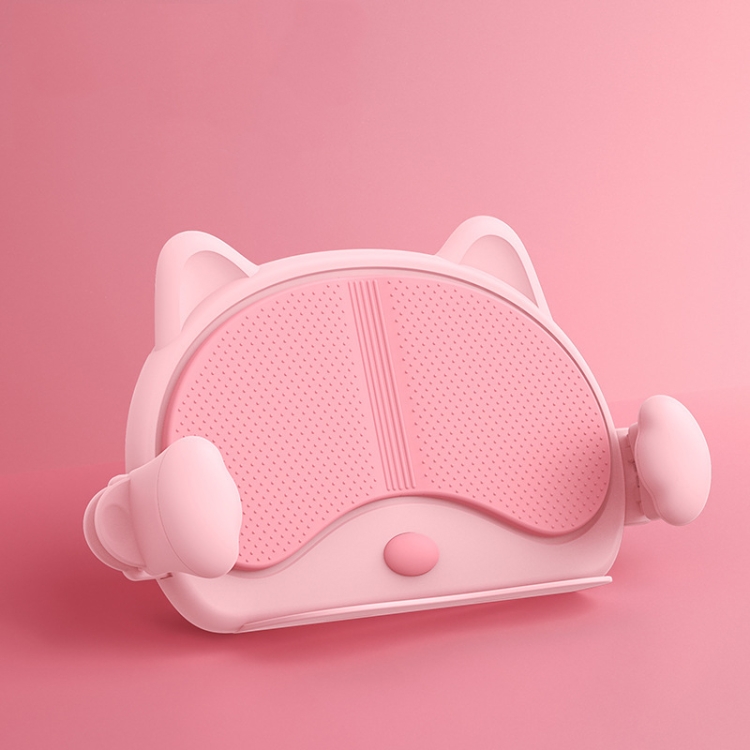 

Cat Shape Retractable Tablet Stand(Pink)
