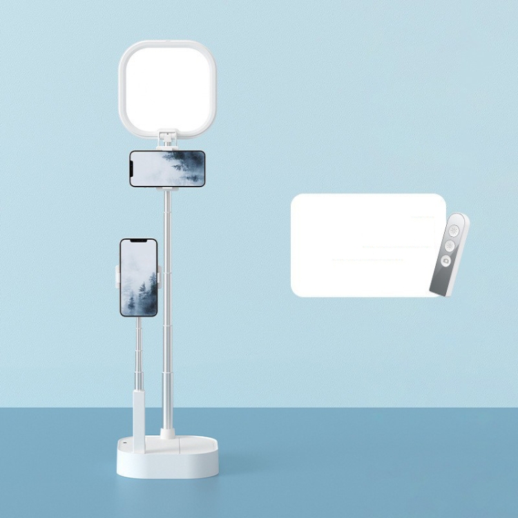 

V8 Dual-Camera 360-Degree Rotating Light-Filling Live Stand, Spec: Holder + Remote