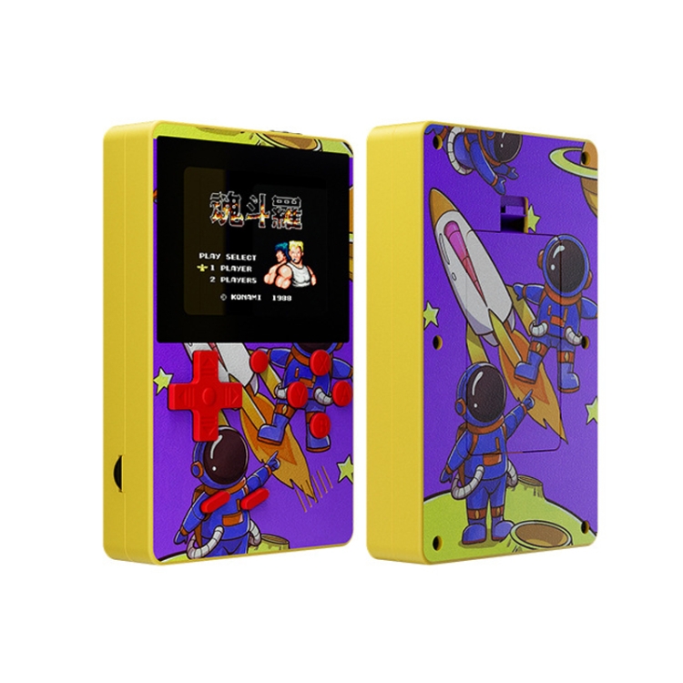

X50 500 in 1 2.8 Inch Kids Macaron Handheld Game Console, Style: Singles (Purple)