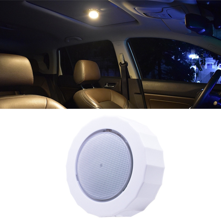 

Z7 Car Ceiling USB Wireless Strobe Reading Light, Color: White (Stair Lamp + Music Sound Control)