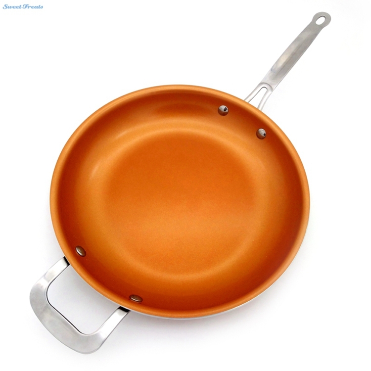 

Non-stick Copper Frying Pan Ceramic Coating Induction Cooking Pan
