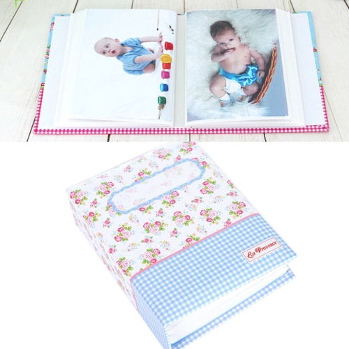 

6 inch 100 Sheets 4R Small Floral Flower Pocket Photo Album(White)