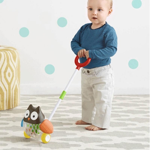 

Cute Animal Kid Learn Walking Waddling Push Along Toy For Babies Toddlers