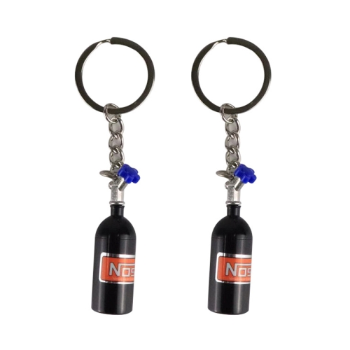 

2 PCS Fashion Metal Keyring Car Keychain Auto Key Chain Key Ring