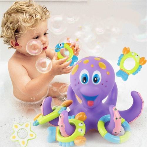 

Octopus Throwing Circle Small Octopus Children Bathing Water Toy