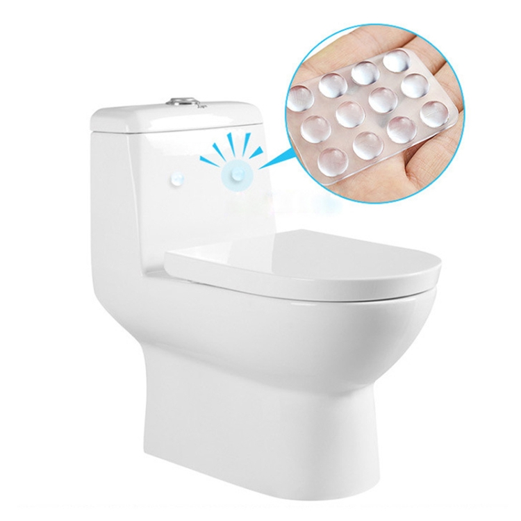 

24 PCS/Set Transparent Anti Slip Silicone Toilet Lid Cover Shock Absorber Soft Cushion Bathroom Accessories Set