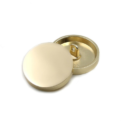 

Gold 100 PCS Flat Metal Button Clothing Accessories, Diameter:15mm