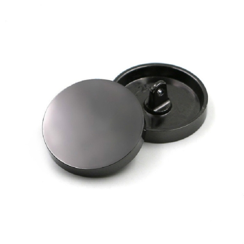 

Gun Black 100 PCS Flat Metal Button Clothing Accessories, Diameter:28mm