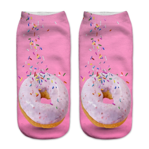 

12 Pairs Food And Fruit Print 3D Kawaii Socks(A032)