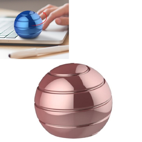 

Fully Disassembled Rotating Tabletop Ball Decompression Gyroscope Tabletop Toy, Specification:Diameter 55mm(Rose Gold)