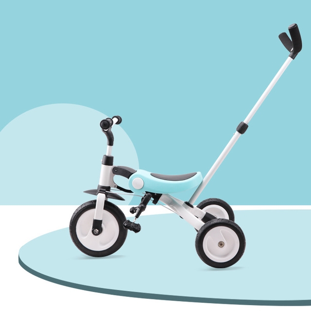 

Ride On Toys Baby Tricycle Children Folding Bike Kids Scooter( Blue)