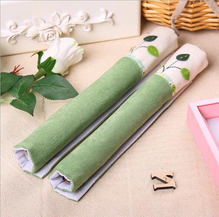 

Refrigerator Handle Cover Fridge Door Handle Gloves Home Decor Kitchen Accessories (Green Tree)