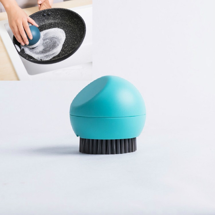 

Spherical Stand Pot Brush Kitchen Silicone Cleaning Brush Household Decontamination Brush(Green)