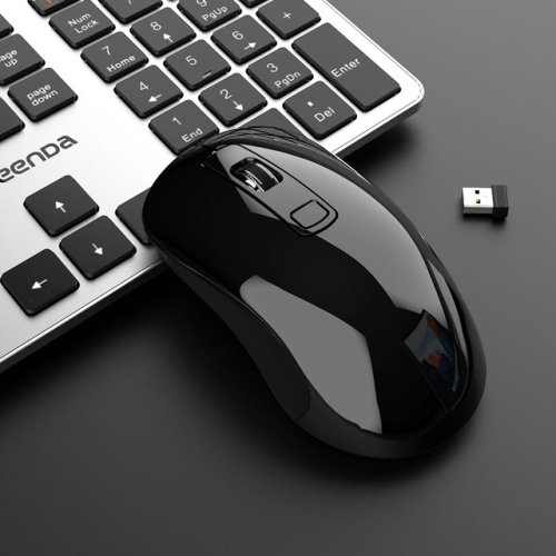

2.4GHz USB 3.0 Portable Computer Ergonomic Mini Mouse(Black)