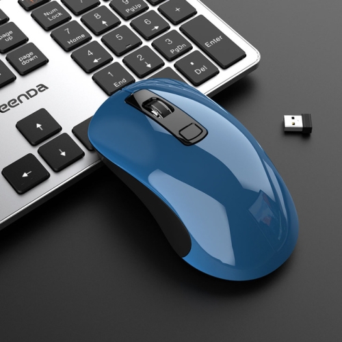 

2.4GHz USB 3.0 Portable Computer Ergonomic Mini Mouse(Blue)