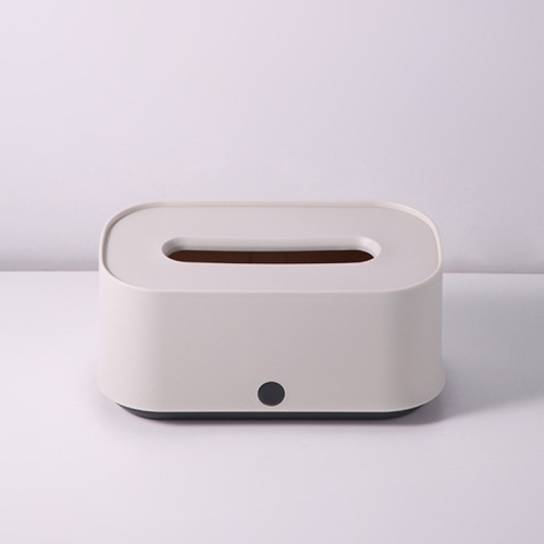 

Creative Living Room Coffee Table Desktop Tissue Paper Storage Box Simple Tissue Box(White)