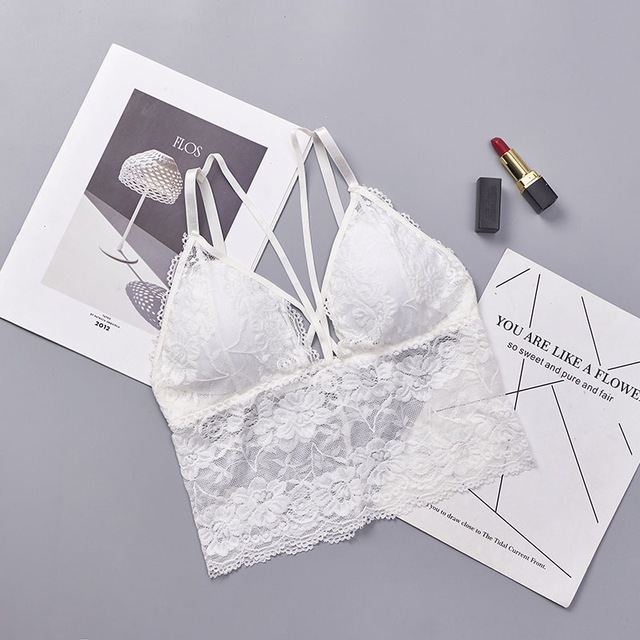 

3 PCS V Neck None Closure Tank Crop Top Women Tube Tops, Size:One Size(White)