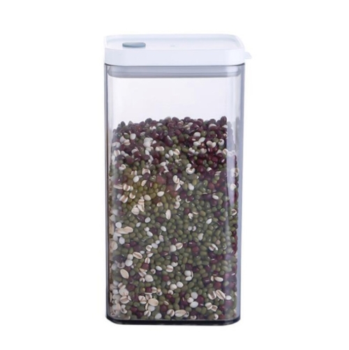 

Household Coarse Grain Transparent Sealed Jar Food Grade Storage Jar Dried Fruit Snack Storage Jar with Lid, Capacity:1500ml