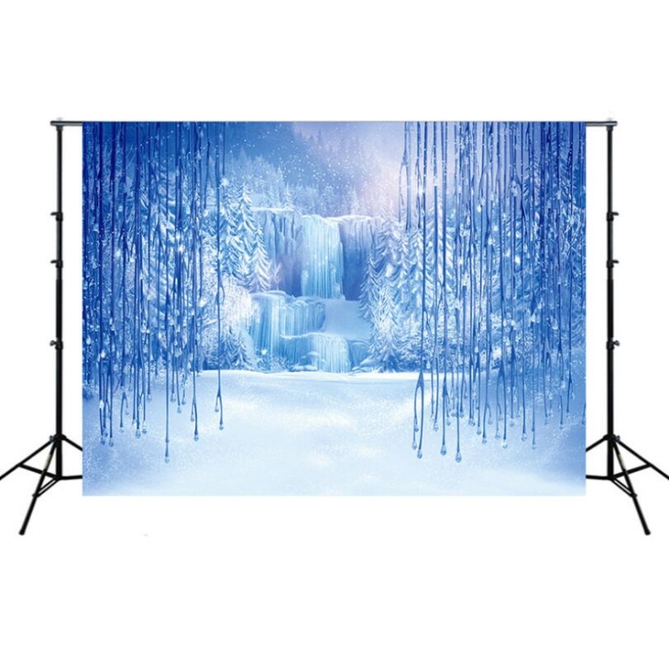 

2.1m x 1.5m Frozen Party Setting Snow Photo Background Cloth