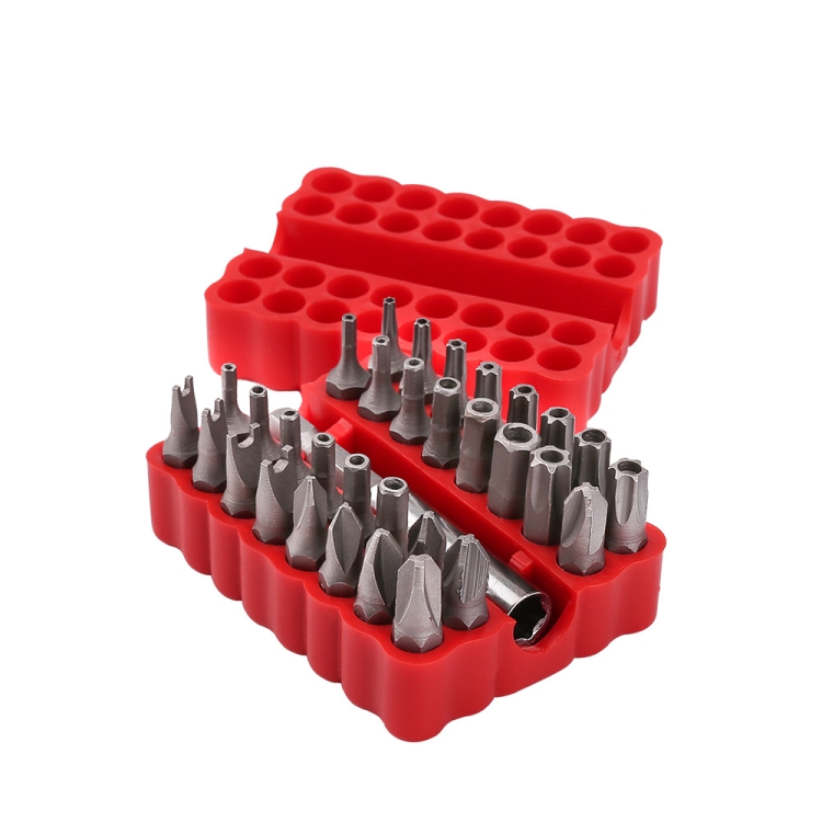

33 in 1 Electric Screwdriver Safety Bit Set with Magnetic Extension Drill Holder