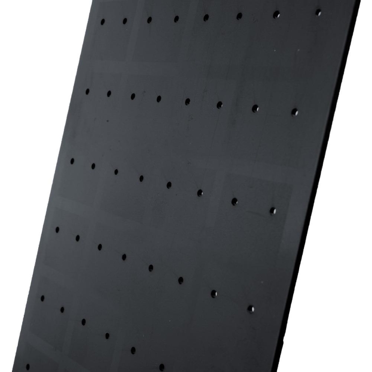 

72 Holes Earrings Jewelry Show Plastic Display Stand Holder(Black)