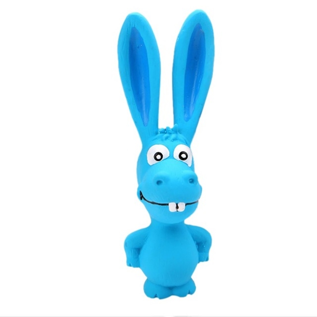 

5 PCS PT027 Dogs Puppy Screaming Rubber Toy Squeaker Chew Training Products(Blue)